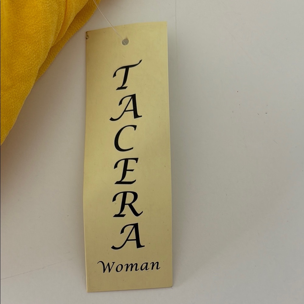Yellow Off-Shoulder Dress - Picture 6 of 8